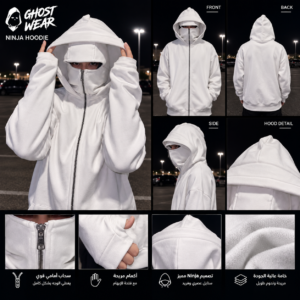 🥷 GHOST WEAR — NINJA HOODIE 🖤
