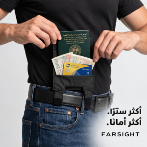 🖤 محفظة Farsight™ الخفية  🔥 خبي فلوسك وارتاح!